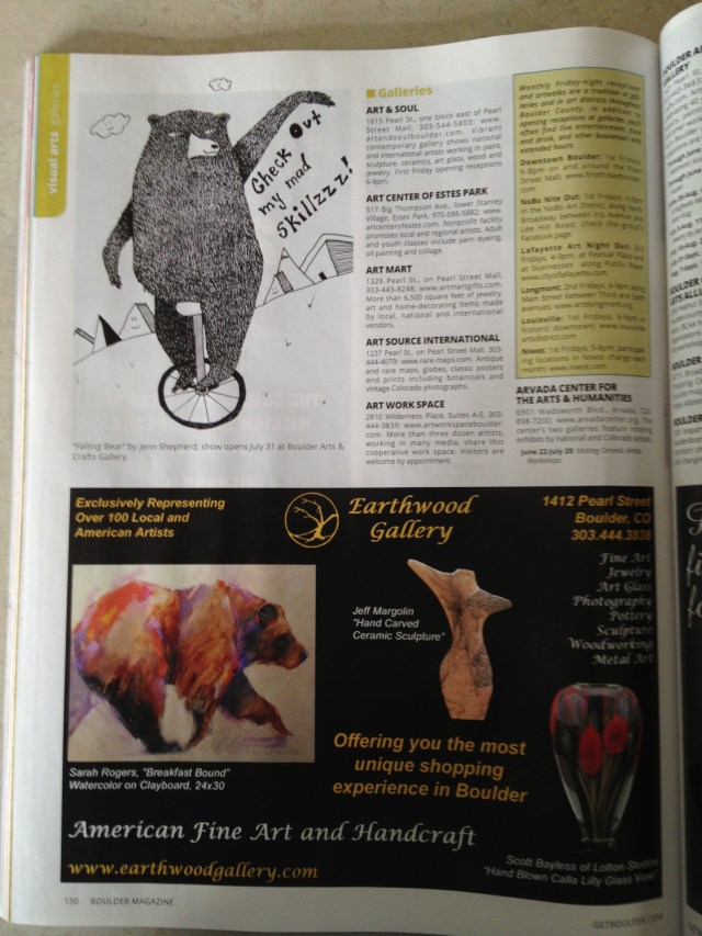 Feature in Boulder Magazine!